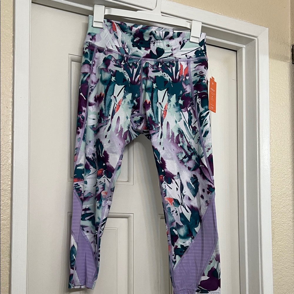 Tek Gear Multicolor Abstract Leggings